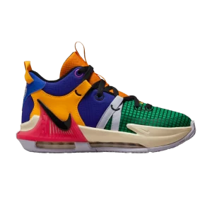 Nike LeBron Witness 7 GS 'Multi-Color' Vibrant Violet/Sea Coral/Oxygen Purple/Black FQ8170 585