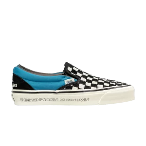 Vans Liberaiders x Classic Slip-On 98 DX 'Destination Unknown – Checkerboard Blue 'Blue/Marshmallow VN0007PJ7Z2