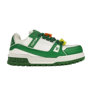 Louis Vuitton Trainer Maxi Sneaker 'White Green' Green 1AB8SI