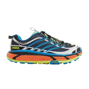 HOKA Mafate Three2 'Black Diva Blue Orange' Sneakers Black/Diva Blue 1141572 BDVB