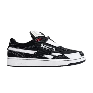 Reebok Market x Club C 85 Pump 'Black Chalk' Sneakers Black/Chalk/Red 100069831