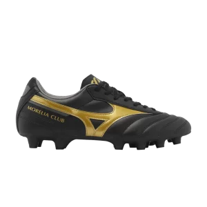 Mizuno Morelia 2 Club 'Black Gold' Sneakers Black/Gold/Dark Shadow P1GA231650