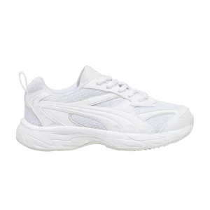 Sneakers Puma Morphic Basic Little Kid 'White Sedate Grey 'White/Gray gray 394378 01