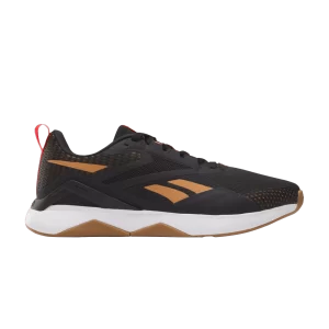 Reebok Nanoflex TR 2.0 'Black Court Brown Gum' Black/Court Brown/Bubblegum 100033769