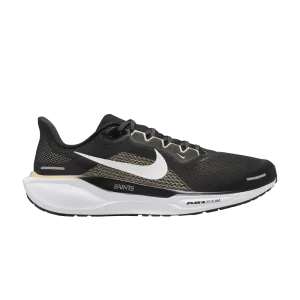 Nike NFL x Air Zoom Pegasus 41 'New Orleans Saints' Black/White/White/Gold Team/Black FZ5095 001