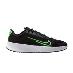 NikeCourt Vapor Lite 2 HC 'Black Poison Green' Black/White/Poison Green DV2018 004