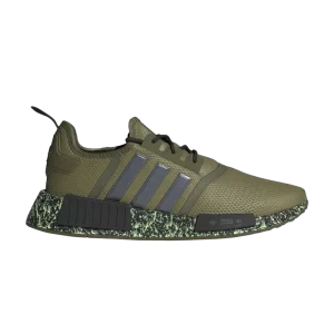 adidas NMD_R1 'Focus Olive Black' Sneakers Olive in Focus/Black/Green Spark ID5756