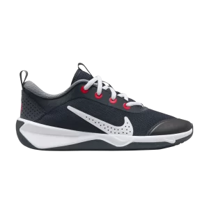 Nike Omni Multi-Court GS 'Dark Obsidian White' Dark Obsidian/Smoke Gray/Bright Crimson/White DM9027 402