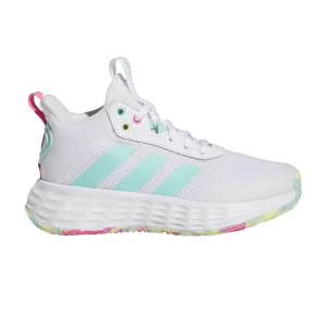 adidas Own The Game 2.0 J 'White Flash Aqua' White Cloud/Flash Aqua/Lucid Pink IF2696