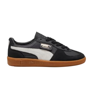 Puma Palermo Leather Big Kid 'Black Feather Gray Gum' Sneakers Black/Feather gray/Bubblegum 397275 03