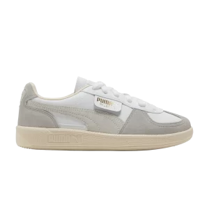 Puma Palermo Leather Big Kid 'White Cool Light Grey' Sneakers White/Cool Light Grey/Candied Almond 397275 02