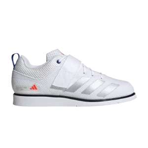 adidas Powerlift 5 'White Silver Metallic' Sneakers Cloud White/Metallic Silver/Black ID2474