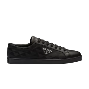 Prada Leather and Re-Nylon Sneaker 'Black Symbole Motif Pattern' Black 2EE376 3LNW F0002