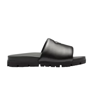 Prada Padded Nappa Leather Slide 'Black' Sneakers Black 2X3099 2DL8 F0002