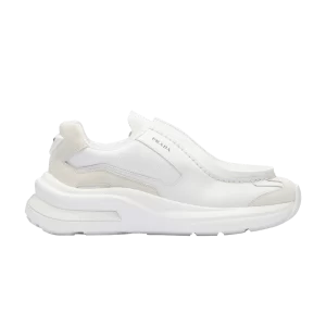 Prada Systeme Brushed Leather Sneaker 'White' White 2EG424 3C37 F0009