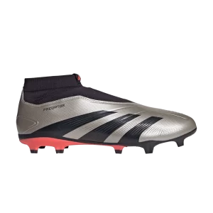 adidas Predator 24 League Laceless FG 'Vivid Horizon Pack' Platinum Metallic/Aurora Black/Turbo IF6331