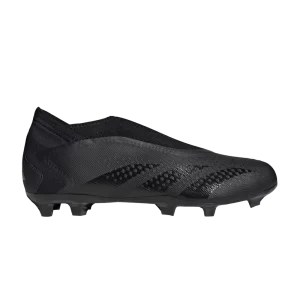 adidas Predator Accuracy.3 Laceless FG 'Nightstrike Pack 'Black color/Black color/Cloud white GW4598