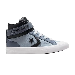 Converse Pro Blaze Strap Leather High PS 'Heirloom Silver' Sneakers Ornamental Silver/Black/White A05519C