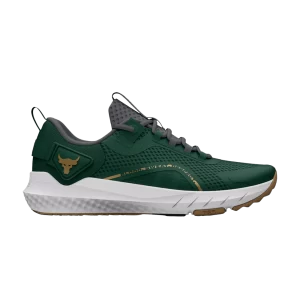 Under Armor Project Rock BSR 3 'UFC 30' Shoes Greenwood/Pitch Grey/Metallic Gold 3027578 300