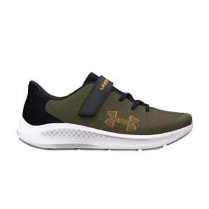 Under Armor Pursuit 3 AC PS 'Big Logo – Marine OD Green 'Sneakers Marine Od Green/Black/Orange Formula 3026696 302