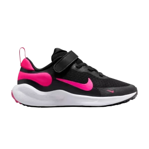 Nike Revolution 7 PS 'Black Hyper Pink' Black/White/Hyper Pink FB7690 002