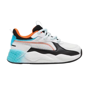 Puma RS-X Little Kid 'Artificial Friends' sneakers White/Bright aqua 397872 01