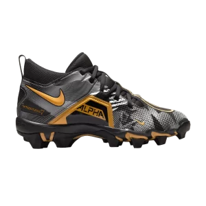 Nike Russell Wilson x Alpha Menace 3 Shark GS 'Black Metallic Vivid Gold' Black/White/Bright Gold Metallic CV0585 071