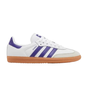 adidas Wmns Samba OG 'White Energy Ink Gum' Sneakers White Cloud/Energy Ink/White Color IF6514