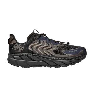 HOKA Satisfy x Clifton LS 'Forged Iron' Sneakers Wrought Iron/Black 1143450 FIBC