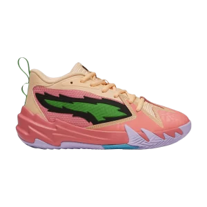 Puma Scoot Zeros Big Kid 'Georgia Peach' Sneakers Passion Fruit/Green/Peach Fizz 309751 07