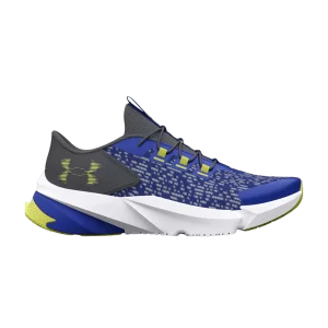 Under Armor Scramjet 5 AL PS 'Team Royal Lime Yellow' Sneakers Team Royal/Pitch Grey/Lime Yellow 3025536 401