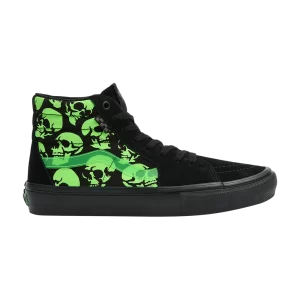 Vans Skate Sk8-Hi 'Glow Skulls' Sneakers Black/Green VN0A5FCC5QW