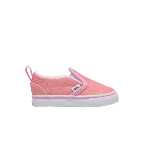 Vans Slip-On V Toddler 'Glitter - Pink' Sneakers Pink glitter VN000UBSPNK