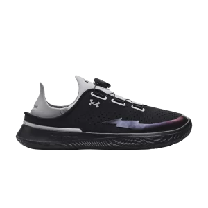 Under Armor SlipSpeed GS 'Black Iridescent' Sneakers Black/Halo Grey/Steel 3028567 001