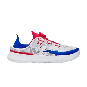 Under Armor SlipSpeed GS 'Red White Blue Camo' White/Red 3028629 100