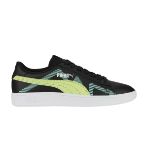 Sneakers Puma Smash v2 Future U Big Kid 'Black Lily Pad 'Black/Purple pad/Mint 391539 02