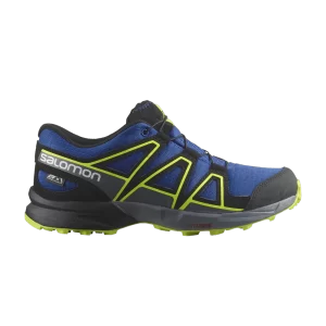 Salomon Speedcross CSWP Junior 'Nautical Blue Acid Lime' Sea Blue/Black/Sour Lime L41725800