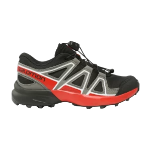 Salomon Speedcross Junior 'Nautical Blue Acid Lime' Black/Silent Shadow/High Risk Red L47279200