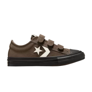 Converse Star Player 76 Suede EasyOn Low PS 'Engine Smoke 'Sneakers Smoke from engine/Black/Egret A12064C