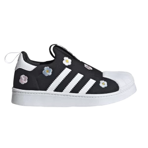 adidas Superstar 360 C 'Floral Embroidery - Black' Cloud White/Black/Pure Pink IG7014