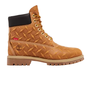 Timberland Supreme x 6 Inch Premium Waterproof Boot 'Embossed Diamond Plate – Wheat 'Wheat TB0A6DD4 231