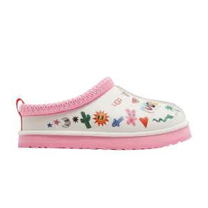 UGG Tazz Slipper Kids 'Pop Sketch' Sneakers White 1154433K WHT