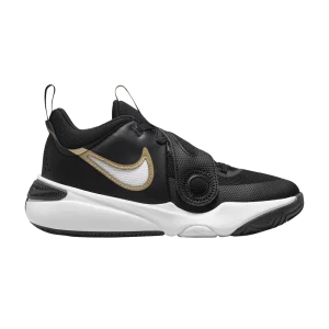 Nike Team Hustle D11 GS 'Black Metallic Gold' Black/White/Metallic Gold DV8996 004