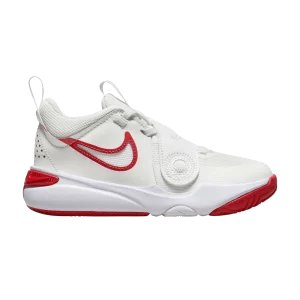 Nike Team Hustle D11 PS 'Summit White Track Red' Summit White/White/Track Red DV8994 102