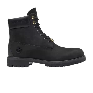 Timberland The Notorious B.I.G. Sneakers x 6 Inch Premium Boot 'Christopher Wallace Collection – Black 'Black/Black TB0A2P6W ENJ