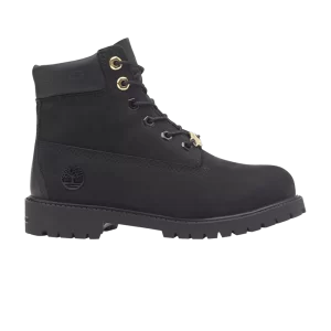 Timberland The Notorious B.I.G. Sneakers x 6 Inch Premium Boot Youth 'Christopher Wallace Collection – Black 'Black/Gold TB0A6BET ENJ