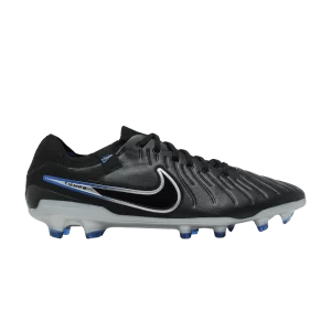 Nike Tiempo Legend 10 Pro FG 'Shadow Pack' Black/Hyper Royal/Chrome DV4333 040