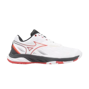 Mizuno Wave Fang 2 Wide 'White Radiant Red Ebony 'Sneakers White/Radiant Red/Ebony 71GA231303