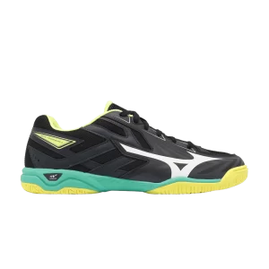 Mizuno Wave Kaiserburg 8 Wide 'Black White Lime' Sneakers Black/White/Lime 81GA242003