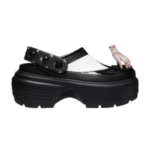 Crocs Wednesday x Stomp Clog 'Wednesday Addams' Sneakers Black 210214 001